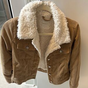Thread & Supply Corduroy and Fleece Jacket size Small